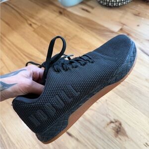 Women's NOBULL Black Training Sneakers with Gum Sole